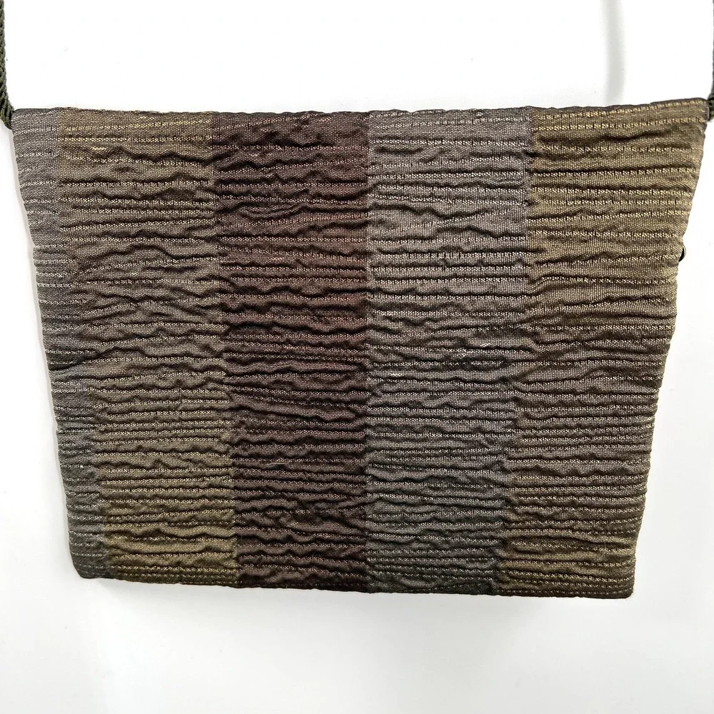 Maruca boulder Colorado metallic crinkle fabric crossbody purse bag boho
